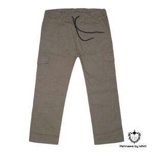 Camel Colour Cotton Jeans Cargo trouser